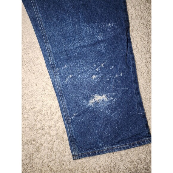 Carhartt Relaxed Fit Denim Work Jeans Men’s 46x30 Blue Heavy Duty RN 51374 - Picture 3 of 8